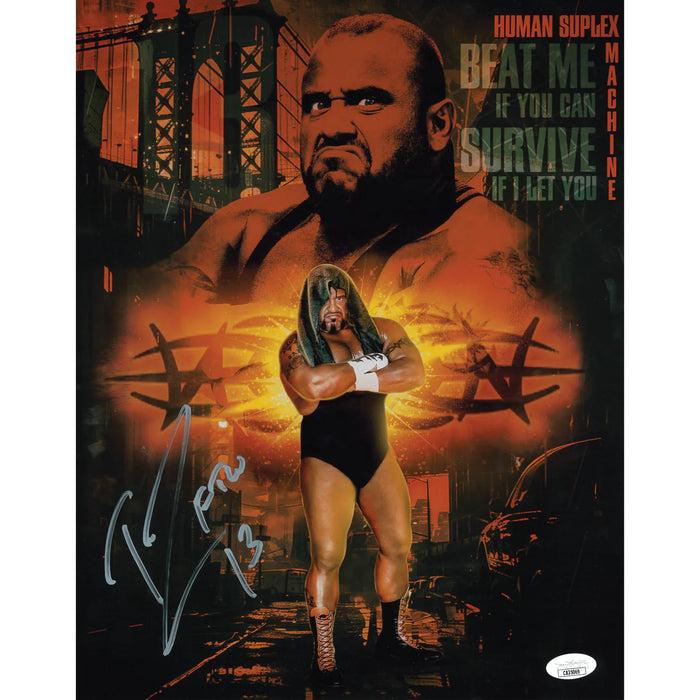 Taz AsylumGFX METALLIC 8 x 10 Promo - JSA AUTOGRAPHED