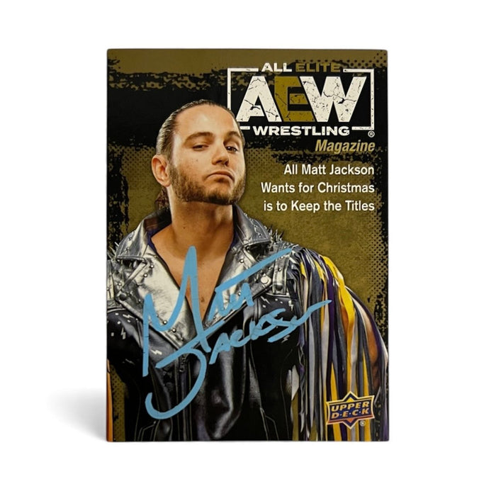 AEW - Matt Jackson Upper Deck Trading Card - Autographed