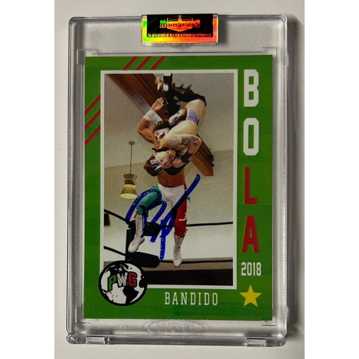 Bandido - Official PWG Bola 2018 Trading Card - Autographed