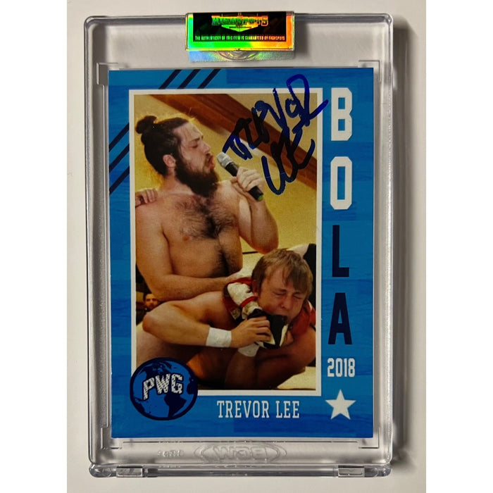 Trevor Lee - Official PWG Bola 2018 Trading Card - Autographed