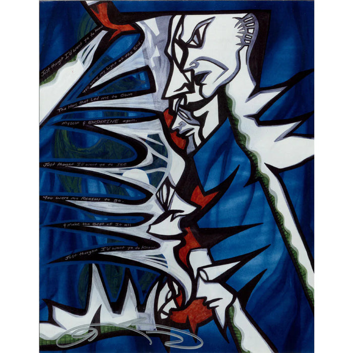 Jeff Hardy 11x14 Original Artwork Poster - AUTOGRAPHED