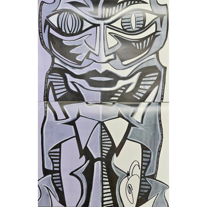 Jeff Hardy 2 Piece Original Artwork Poster - AUTOGRAPHED