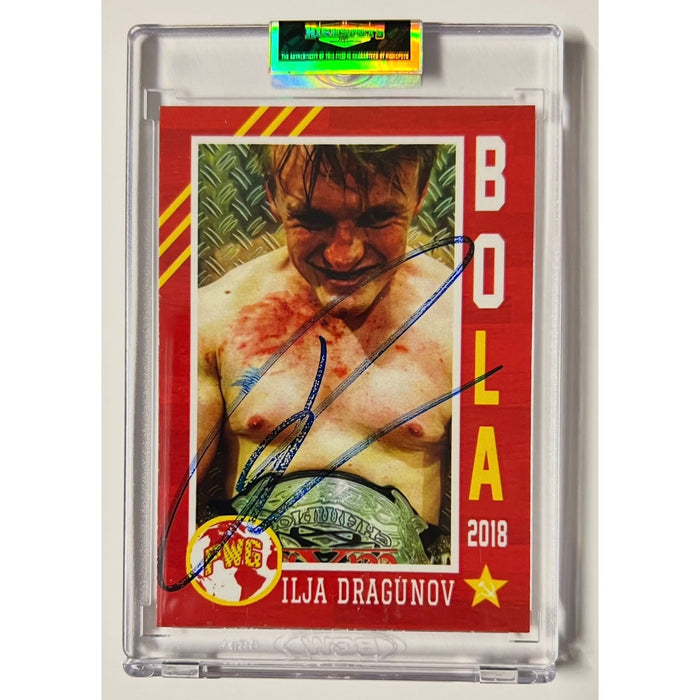 Ilya Dragunov - Official PWG Bola 2018 Trading Card - Autographed