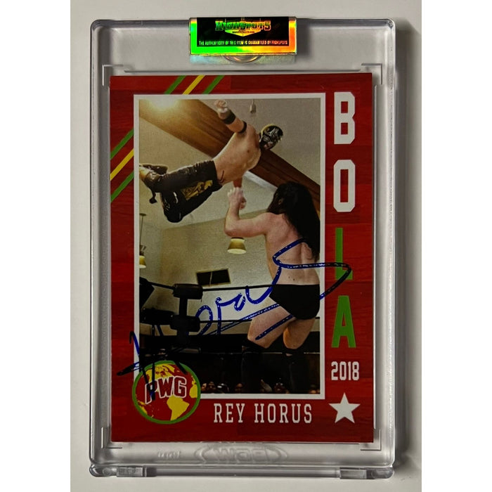 Rey Horus - Official PWG Bola 2018 Trading Card - Autographed