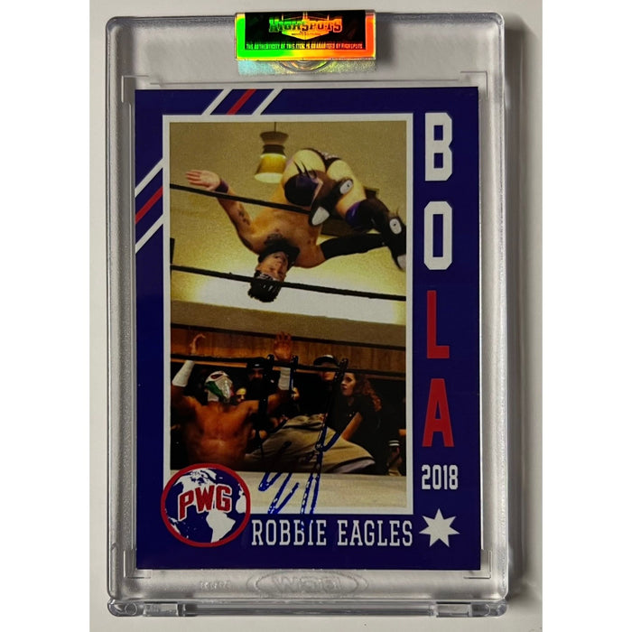 Robbie Eagles - Official PWG Bola 2018 Trading Card - Autographed