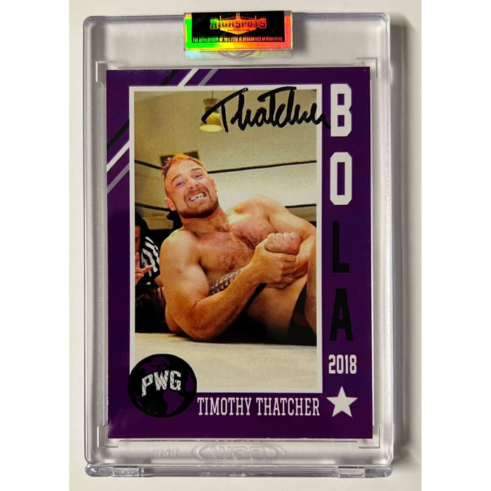Timothy Thatcher - Official PWG Bola 2018 Trading Card - Autographed