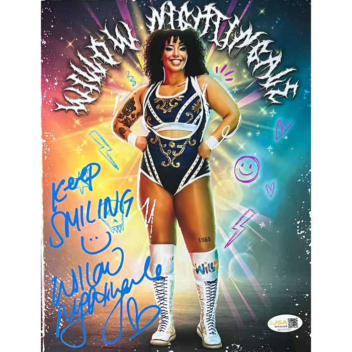 Willow Nightingale Metallic 8x10 Promo - JSA Autographed