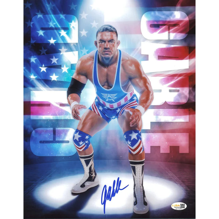 Chad Gable 8x10 Metallic Promo - JSA Autographed