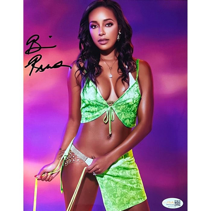 Brandi Rhodes 8x10 Metallic Promo - JSA Autographed