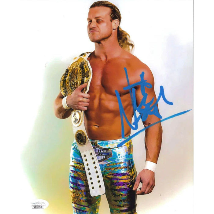 Nic Nemeth 3/4 Global Title Pose 8 x 10 Promo - JSA AUTOGRAPHED