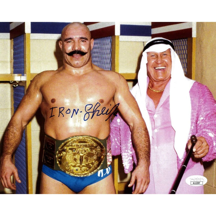 Iron Sheik with Classy 8x10 Promo - AUTOGRAPHED