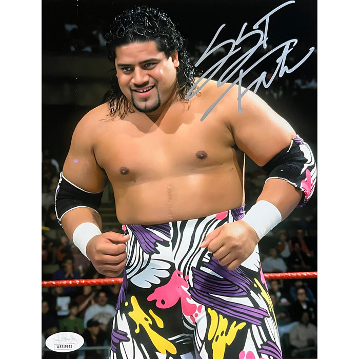 Fatu 8x10 Promo - JSA Autographed