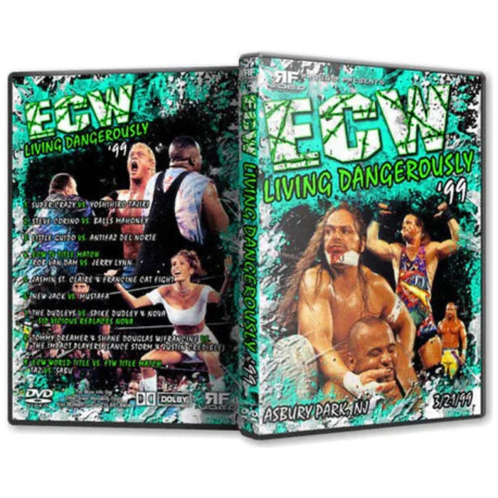 ECW Living Dangerously 99 DVD-R Set