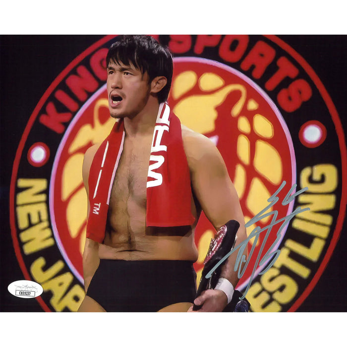 Katsuyori Shibata 8x10 NJPW BG Entrance - JSA Autographed