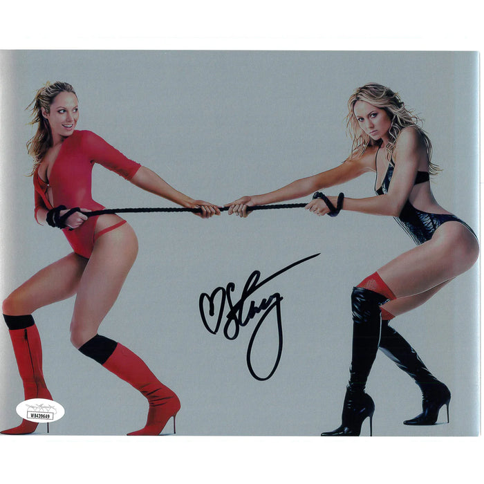 Stacy Keibler Metallic 8x10 Promo - JSA Autographed