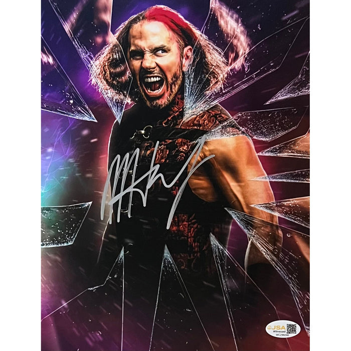 Matt Hardy Metallic 8x10 Promo - JSA Autographed