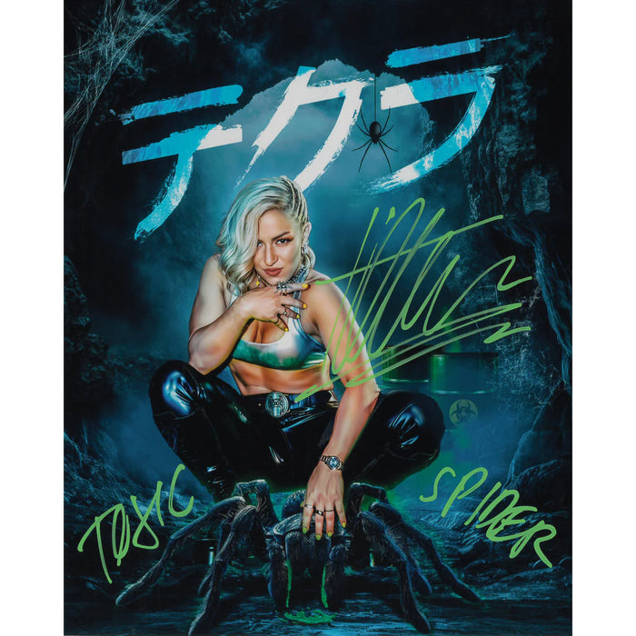 Thekla Spider AsylumGFX METALLIC 8 x 1 0 Promo - AUTOGRAPHED
