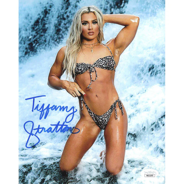 Tiffany Stratton Full Body Waterfall 8 x 10 Promo - JSA Autographed