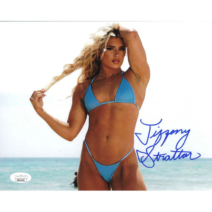 Tiffany Stratton Carolina Blue Beach 8 x 10 Promo - JSA  Autographed