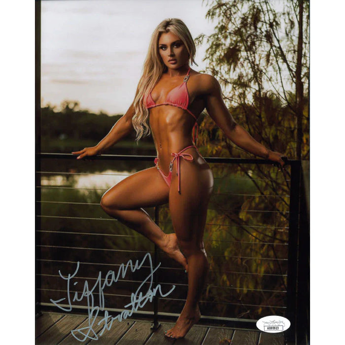 Tiffany Stratton On Deck Metallic 8 x 10 Promo - JSA  Autographed