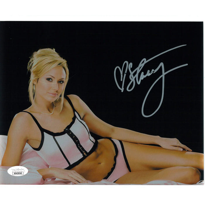 Stacy Keibler Metallic 8x10 Promo - JSA Autographed