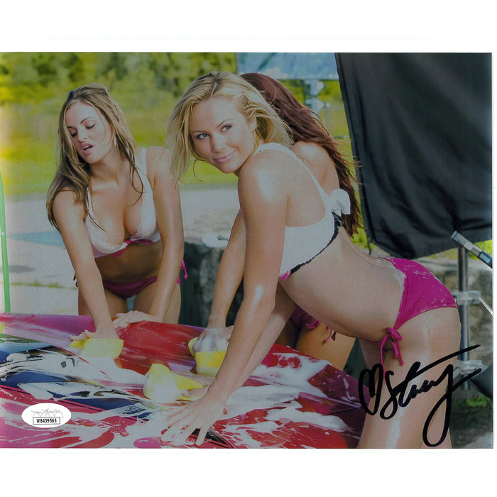 Stacy Keibler Metallic 8x10 Promo - JSA Autographed