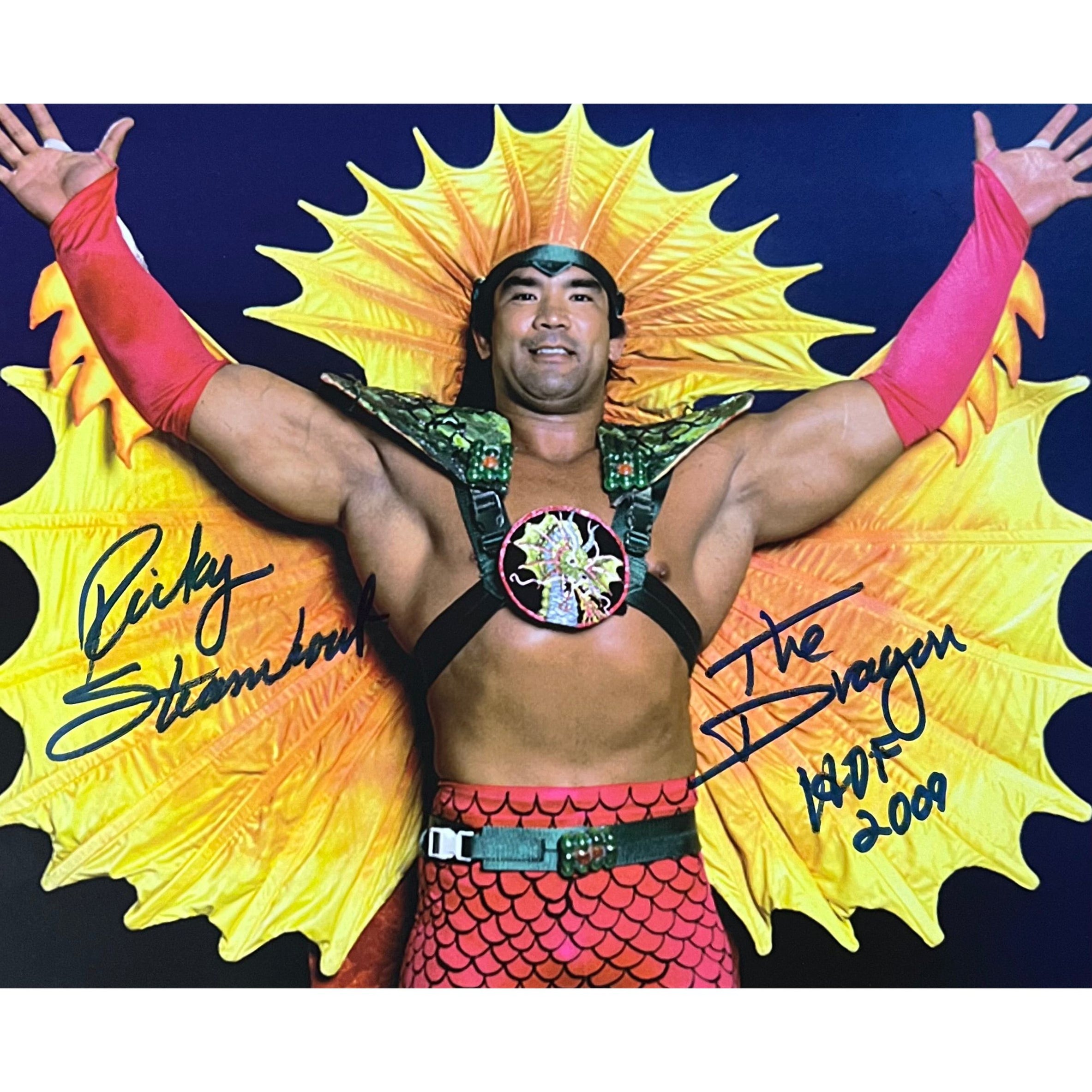 Ricky The Dragon Steamboat 8x10 Promo - Autographed — Highspots UK