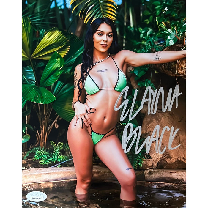 Elayna Black Metallic 8x10 Promo - JSA Autographed