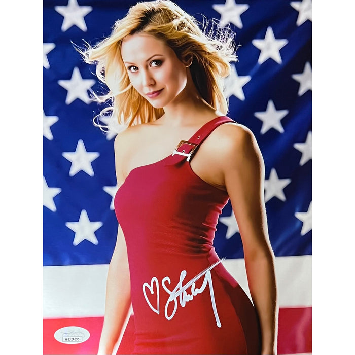 Stacy Keibler Metallic 8x10 Promo - JSA Autographed