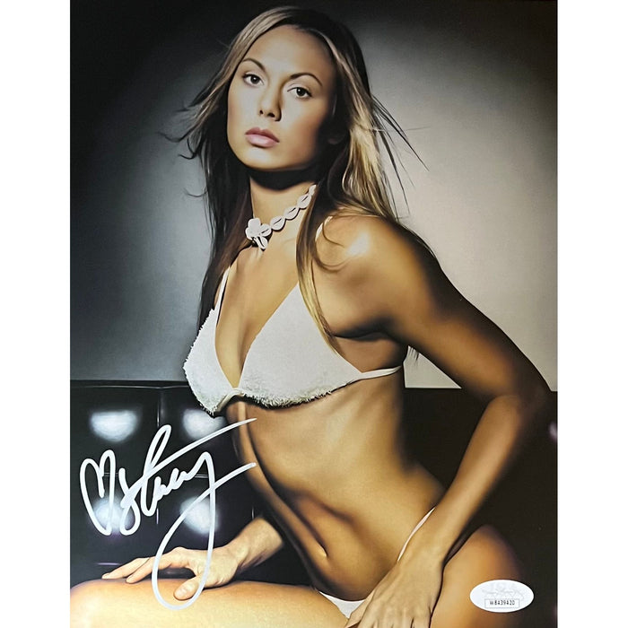 Stacy Keibler Metallic 8x10 Promo - JSA Autographed