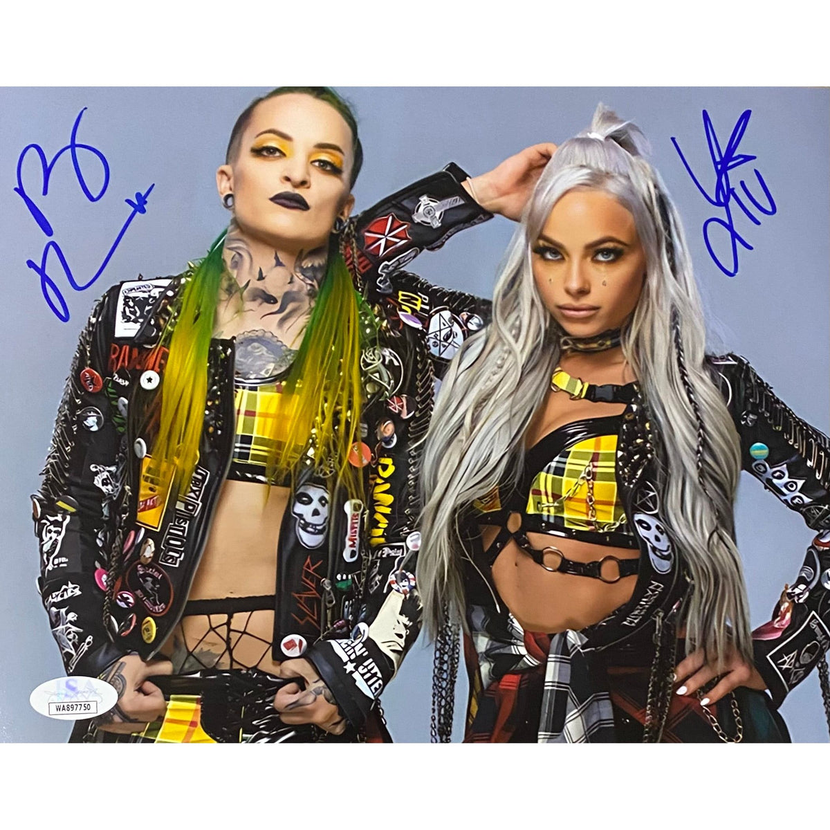 Liv Morgan & Ruby Riott Promo - Duel JSA Autographed — Highspots UK