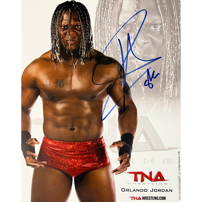 Orlando Jordon 8x10 TNA Promo - Autographed