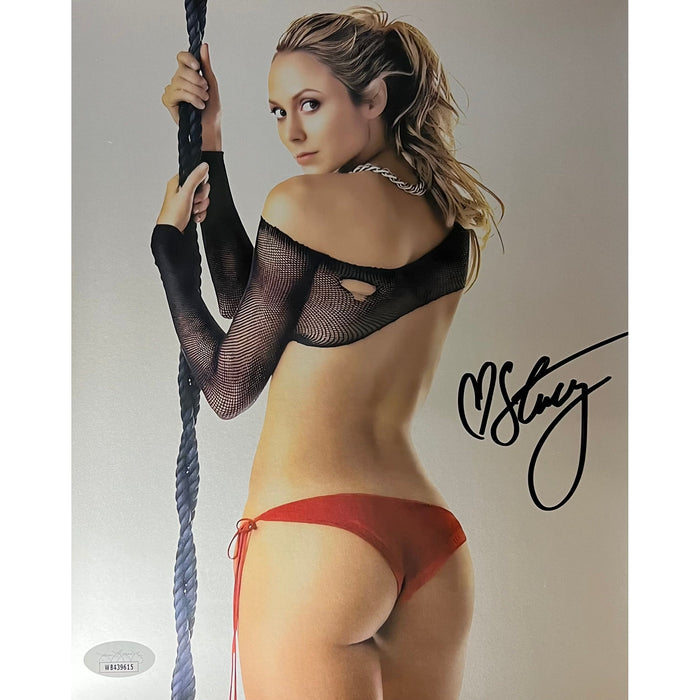 Stacy Keibler 8x10 Metallic Promo - JSA Autographed