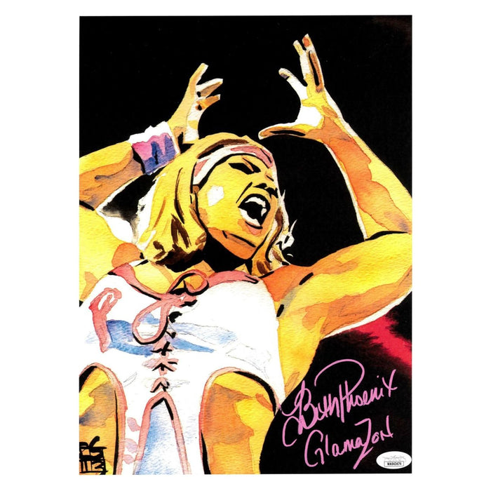 Beth Phoenix Glamazon Pose Schamberger 11 x 14 Poster - JSA AUTOGRAPHED