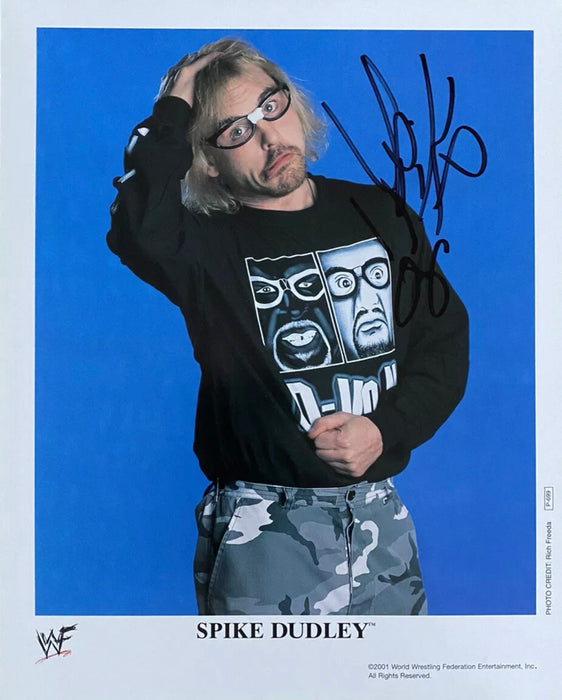 Spike Dudley 8x10 Original P-Series Promo - Autographed