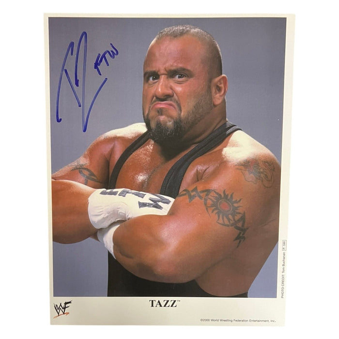 Tazz 8x10 Promo ( RP ) - Autographed