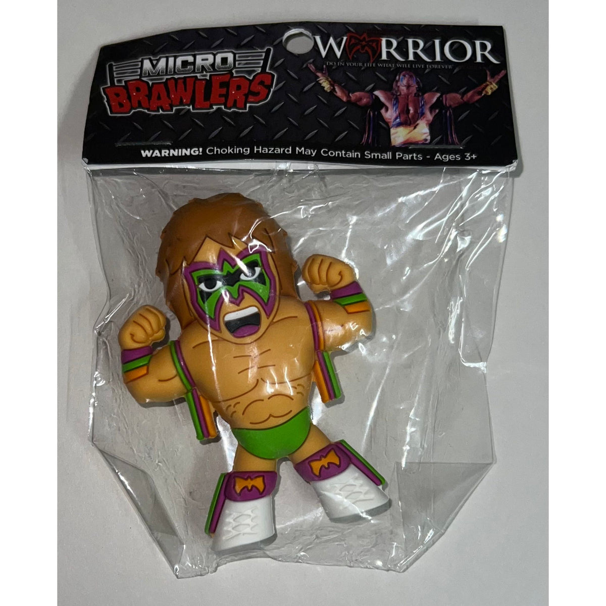 Unsigned Click The Ultimate Warrior Micro Brawler - Unsigned — Highspots UK