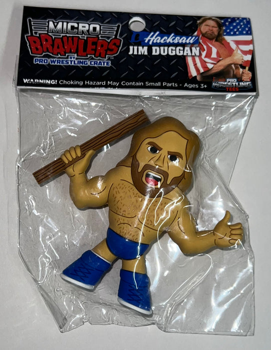 Hacksaw Jim Duggan Micro Brawler - Unsigned