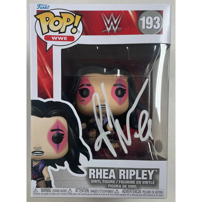 Rhea Ripley Funko POP #193 - JSA Witness Autographed