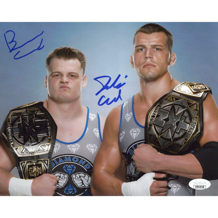 Creed Brothers NXT Tag Titles 8 x 10 Promo - JSA Autographed