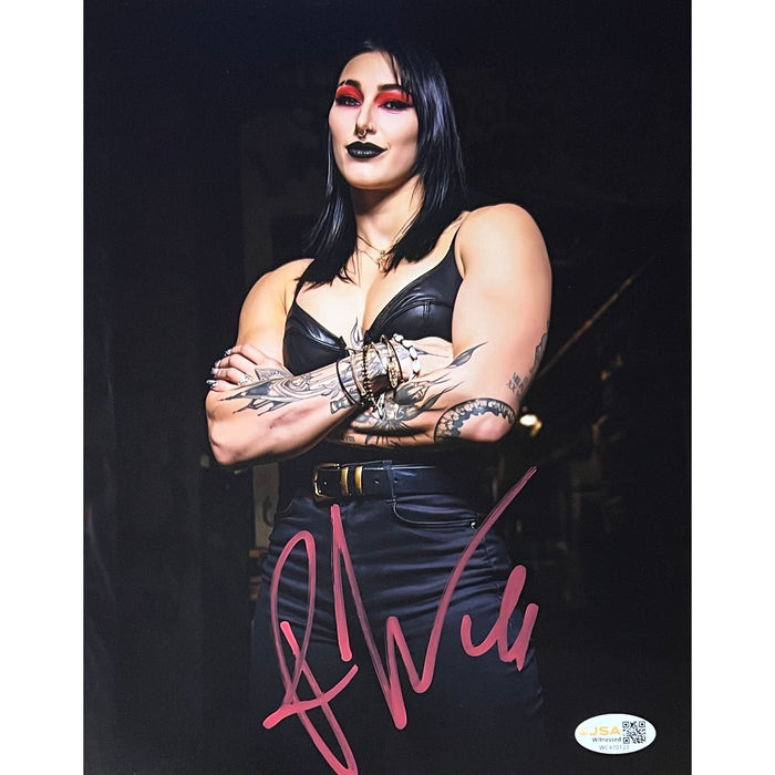 Rhea Ripley 8x10 Promo - JSA Autographed