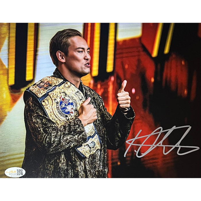 Kazuchika Okada 8x10 Promo - JSA Autographed