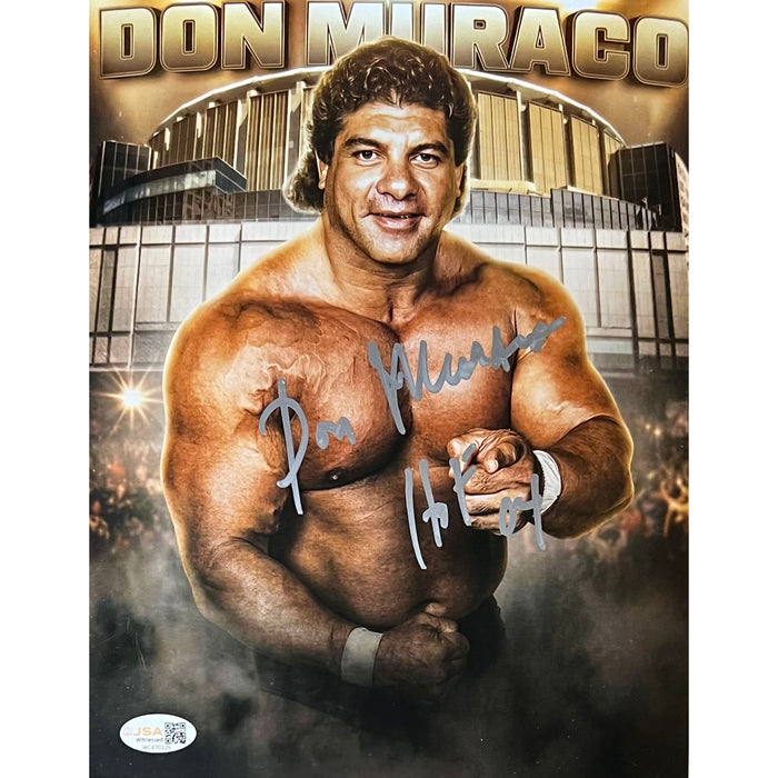 Don Muroco Metallic 8 x 10 Promo - JSA Autograaphed