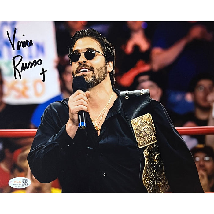 Vince Russo 8x10 Promo - JSA Autographed