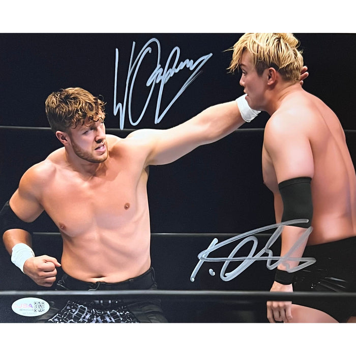 Will Ospreay & Kazuchika Okada 8 x 10 Promo - JSA Autographed