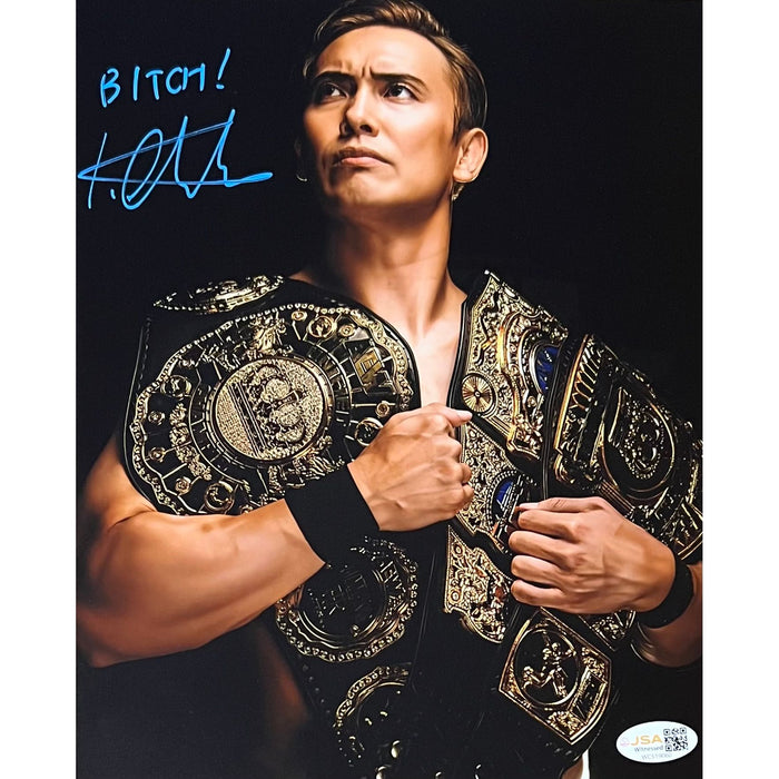 Kazuchika Okada 8 x 10 Promo - JSA Autographed