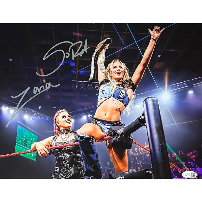 Sol Ruca & Zaria 11x14 Poster - JSA Dual Autographed