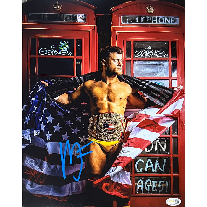 MJF 11 x 14 Poster - JSA Autographed