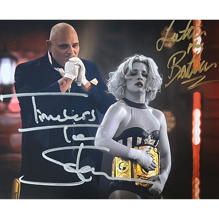 Timeless Toni Storm & Luther The Butler 8 x 10 Promo - Dual Autographed