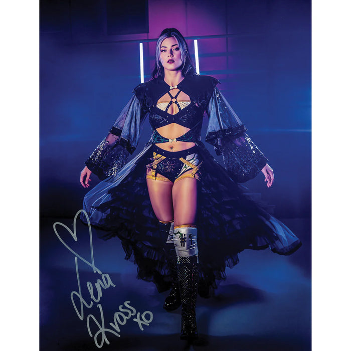 Lena Kross Full Entrance 8 x 10 Promo - AUTOGRAPHED